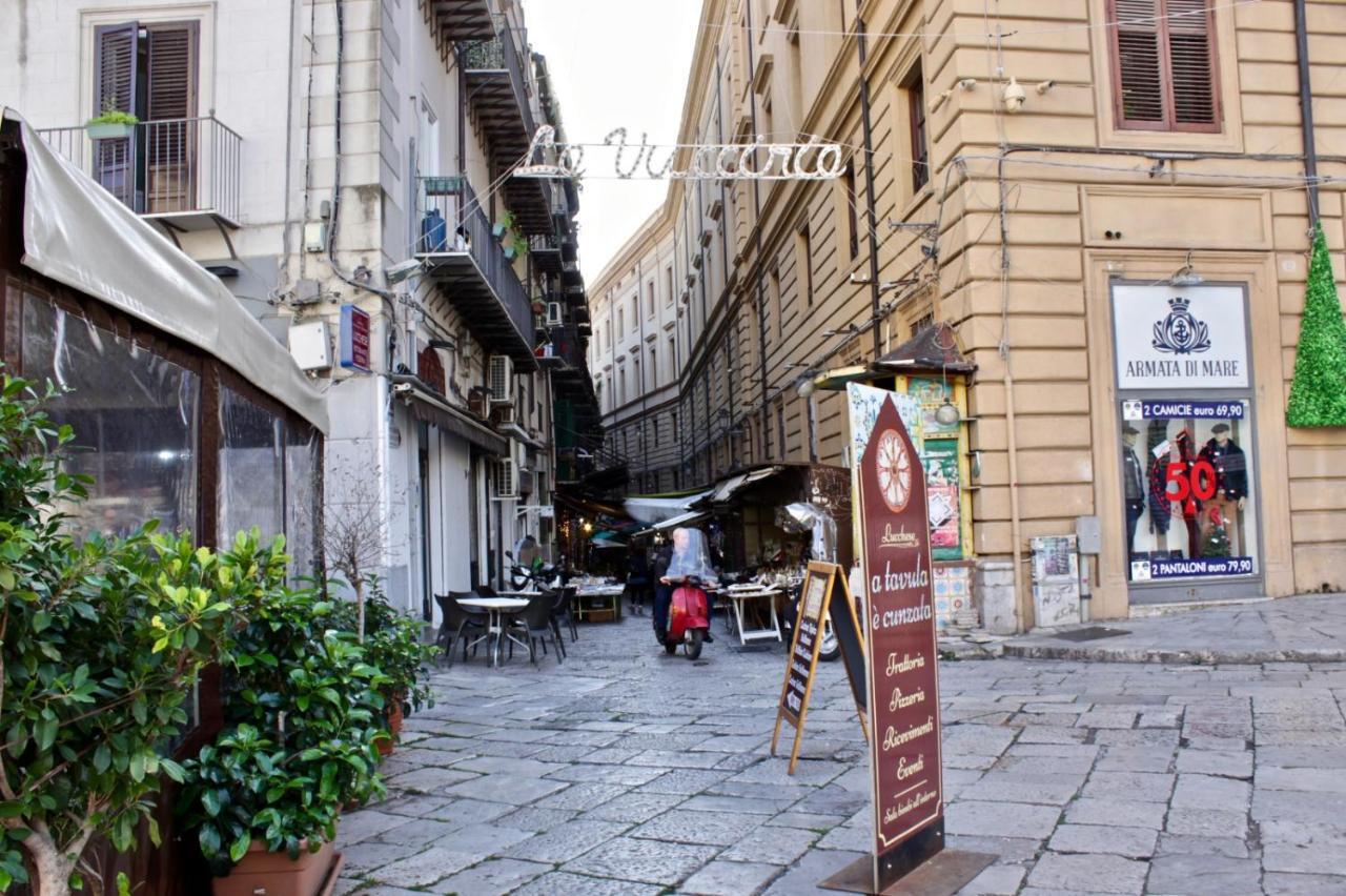 Ferienwohnung Vucciria 57 Locazione Turistica Nel Cuore Pulsante Della Movida! Palermo Exterior foto